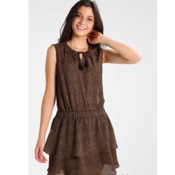 SCOTCH & SODA Leopard Tassel Sleeveless Dress XS - Picture 1 of 8